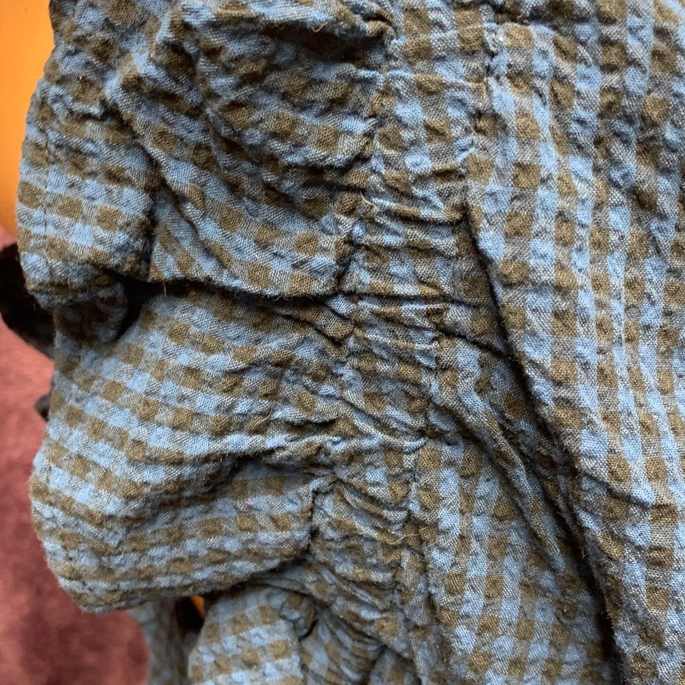 Free Assembly XXL Blue Ruffled Women's Top - Picture 13 of 13
